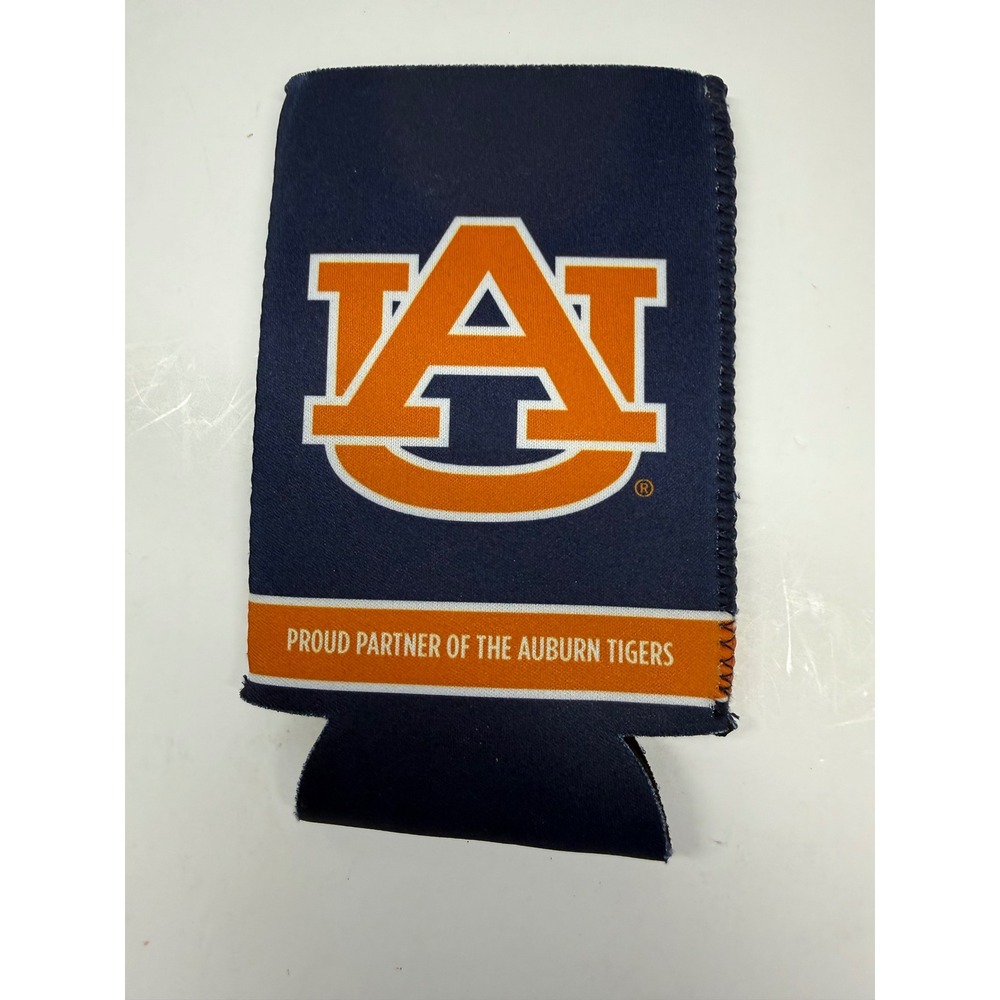 Auburn Tigers Can Cooler Sleeve Clubtails Navy Blue Neoprene Koozie AU Logo